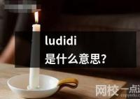 ludidi是什么意思英文用法